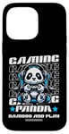 Coque pour iPhone 14 Pro Max Graphique de jeu vidéo Panda Gaming pour hommes, garçons, femmes, enfants