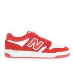 Boy's Trainers New Balance Juniors 480 Lace up in Red