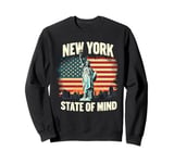 New York State of Mind Statue of Liberty Nyc New York City Sweatshirt