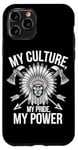 Coque pour iPhone 11 Pro Ma culture Ma fierté Mon pouvoir Fierté amérindienne