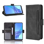 HTC Desire 21 Pro 5G Case [Wallet Case] [Kickstand] [Card Slots] [Magnetic Flip Cover] Compatible with HTC Desire 21 Pro 5G Smartphone(Black)