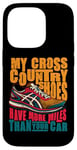 Coque pour iPhone 14 Pro Mes chaussures de cross-country ont plus de milles pour