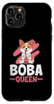 Coque pour iPhone 11 Pro Boba Queen - Thé au lait pour chien - Pour amoureux des perles