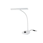 K&M 12298 Pianolampe 12 LED med dimmebryter, hvit