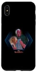 Coque pour iPhone XS Max Marvel WandaVision Wanda & Vision Cute Couple Framed