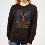 Back To The Future 1.21 Jinglewatts Christmas Pull Femme - Noir - 3XL