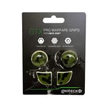 Gioteck GTX Xbox One - Thumb Grips Xbox One Bouchons/Capuchons/Protection en Silicone pour Joysticks Grips Xbox - Antidérapant - Aide a viser - Protection Manette Xbox One Camo Vert/Noir