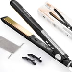 Faszin Hair Straighteners, Ionic Titanium Plate for Smooth Shiny Results, 20S Up