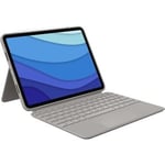 Logitech Combo Touch iPad Pro 12.9-Inch 5th Generation Sand