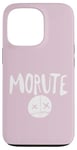 Coque pour iPhone 13 Pro Morute Esthétique Poupée effrayante + Adorable Horreur Goth Croix