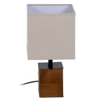 Skrivbordslampa Brown Cream 60 W 220-240 V 20 x 20 x 40 cm