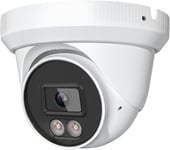 Caméra Dôme Ip Poe 5Mp Avec Microphone/Audio, Caméra De Sécurité Ip Extérieure Vision Nocturne 98 Pieds Étanche Ip66 Intérieur Grand Angle 2,8 Mm, Pour Système De Surveillance Vidé[CAM07207]