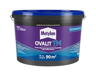 METYLAN Ovalit TM , Colle pour revêtements muraux, colle prête à l'emploi pour textiles muraux et toile de verre-Seau 18 kg