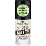 Essence Nails Nail Polish SUPER MATTE Transforming Top Coat