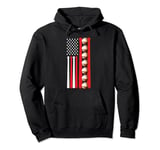 Stars, Bats, and Baseball Stripes Pullover Hoodie