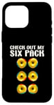 Coque pour iPhone 16 Pro Max Check Out My Six Pack Funny Donut Lovers Workout Gym