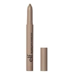 e.l.f. Cosmetics No Budge Matte Eyeshadow Stick, One-Swipe Cream Eyeshadow Stick, Long-Wear & Crease Resistant, Matte Finish, Vintage Sude