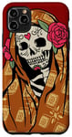 iPhone 11 Pro Max Dia De Los Muertos Day of The Dead Mara De Flor Sugar Skull Case