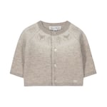 Tartine et Chocolat Ull Kashmir Stickad Vest Heather Sand | Beige | 1 years