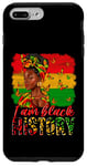 Coque pour iPhone 7 Plus/8 Plus I am Black History Juneteenth celebration afro-américain