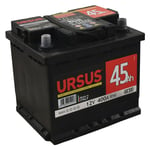 1 X BATTERIE DE VOITURE URSUS 45 AH - mm 207 x 175 x 190