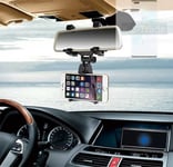 Car rear view mirror bracket for HTC Desire 20+ Smartphone Holder mount