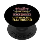 Ophthalmic Technician Tech Eye Care Professional Optométrie PopSockets PopGrip Interchangeable