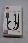 For Apple iPhone 8 Pin USB To HDMI Digital TV AV 2K Adapter Audio Video Cable