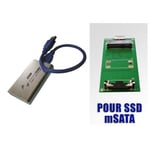 KALEA-INFORMATIQUE Boitier Pour SSD mSATA Liaison USB 3.0 SUPERSPEED Liaison USB 3.0 SUPERSPEED !