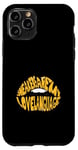 Coque pour iPhone 11 Pro University Varsity-Gold Baskets pour femme