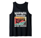 Marimba Player Musical Instrument Funny Vibraphone Tank Top