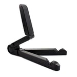 Tablet Stand, Adjustable Fold-Up iPad Holder for Desk,Compatible with iPad Pro 12.9/11/10.5/9.7, Air mini 4/3/2, Samsung Galaxy Tabs, and All Other 7-12 Inch Tablet PCs（Black）