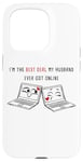 iPhone 15 Pro Laptops in Love: Online Couples Valentine Soulmates Women's Case