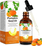 Pumpkin Seed Oil for Hair Growth, Organic Cold Pressed Pumpkin Seed Oil for Skin