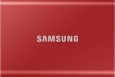 Samsung Portable SSD T7 1TB, external SSD (red, USB-C 3.2 (10 Gbit / s), external)