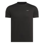 Reebok Mens Athlete Tee T-Shirt, Black, XL UK