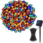 (RGB) Solar String Fairy Light LED Vedenpitävä Outdoor Garland Solar Power Street Lamp Festoon Joulujuhla puutarhan sisustukseen