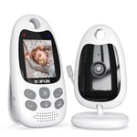 Babyphone Caméra Baby Phone Vidéo Vision Nocturne VOX Capteur de Température