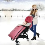 Baby Sleeping Bag Windproof Cover For Stroller Warm Footmuff C Black