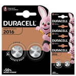 Duracell DL2016 CR2016 2016 3V Lithium Coin Cell Batteries x 10 **Long Expiry**