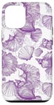 iPhone 13 Purple ink Seashell Starfish Ocean Beach Sea Case