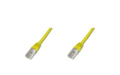 Digitus DK-1512-300/Y nettverkskabel Gult 30 m Cat5e U/UTP (UTP)