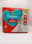 Pampers Baby-Dry Nappy Pants Size 5, 33 Nappies, 12-17  kg UNDER BAG SHELF