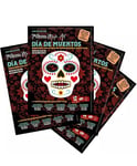 4 Pack 7th Heaven Mask Art Dia De Muertos Energising And Hydrating Sheet Masks