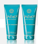 Versace Dylan Turquoise Women's perfumed bath shower and body Gel set of 2