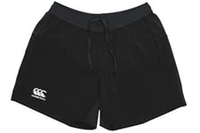 Canterbury Tournament Short de Rugby Homme, Noir, FR : S (Taille Fabricant : S)