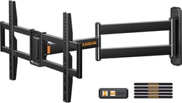 PERLEGEAR TV Wall Bracket with 822 mm Long Arm for 32-75 Inch TVs, Long Reach TV