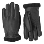 Hestra Deerskin Primaloft skinnhansker - Sort