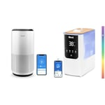 LEVOIT Air Purifiers for Large Home Bedroom 83m², CADR 400m³/h, Alexa Enabled & Smart Warm&Cool Humidifier for Bedroom 4.5L,Amazon Exclusive,Top-Fill Aroma Diffuser for Baby