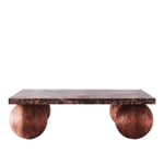 Dusty Deco - Sphere Sofa Table 120X120 - Dark Emprador - Soffbord - Edin & Lina Kjellvertz - Brun